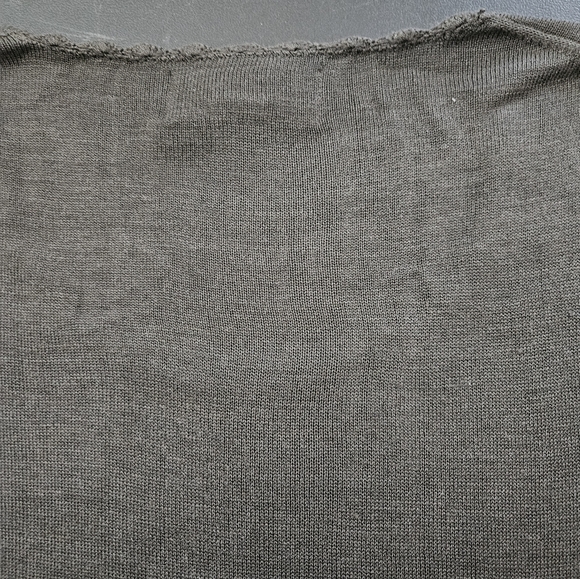 Norton Tussah Silk Blend Dark Grey Jersey - NWOT - Size XL - Picture 8 of 8